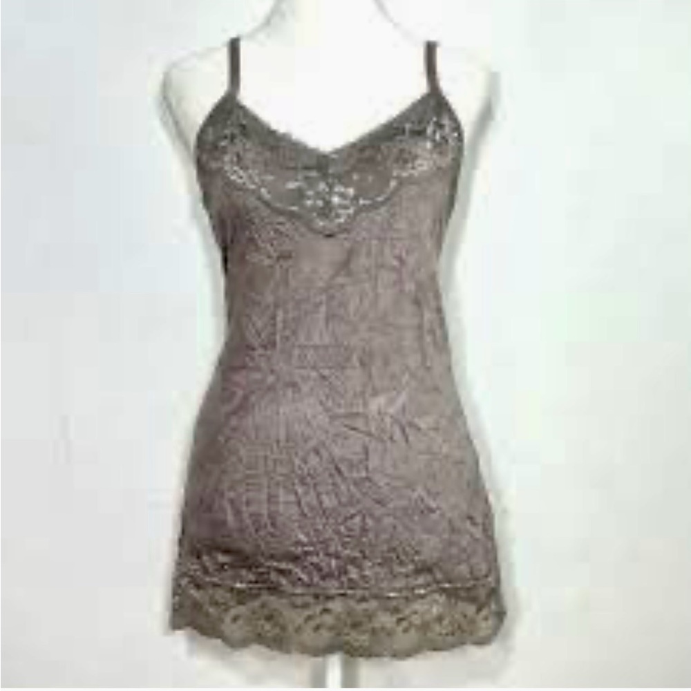 🌹3 items for $10 Dress Barn Taupe Lace Camisole